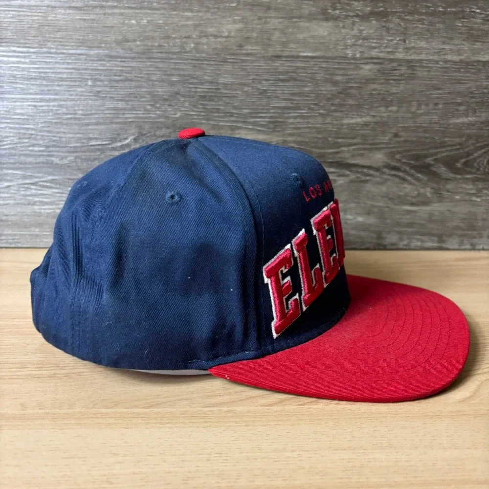 Element Hat Cap Snap Back Blue Red Skate Skateboarding Starter Adjustable